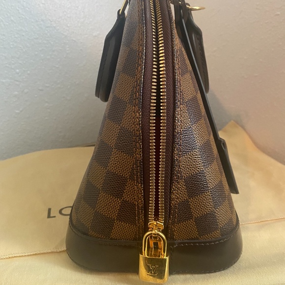Louis Vuitton Brown Checkered Satchel - Picture 5 of 14